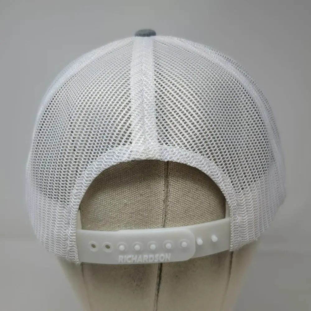 Richardson Trucker Hat Gray One Size Purpose Driven Chiropractic Logo Snapback